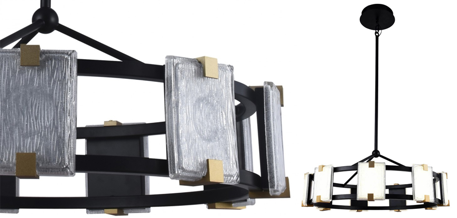 Люстра Rectangular Glass Plafon D68 Люстра Rectangular Glass Plafon D68 - Loft-Concept в Кирове