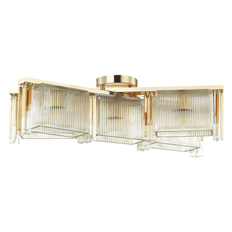 Люстра Madelen Gold Chandelier 5 Глянцевое золото Прозрачный (Transparent) Люстра Madelen Gold Chandelier 5 Глянцевое золото Прозрачный (Transparent) в Кирове | Loft Concept