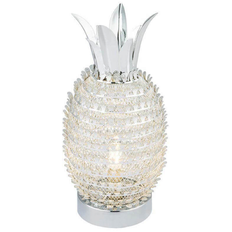 Настольная лампа Серебряный Ананас Pineapple Silver Серебряный Настольная лампа Серебряный Ананас Pineapple Silver Серебряный в Кирове | Loft Concept