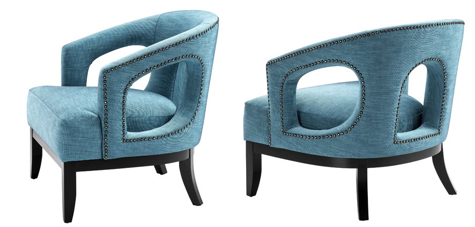 Кресло Eichholtz Chair Adam Turquoise Кресло Eichholtz Chair Adam Turquoise - Loft-Concept в Кирове