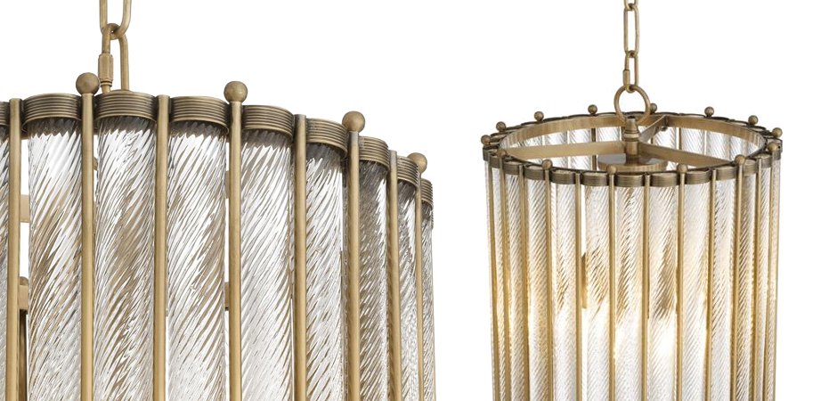 Люстра Lantern Tiziano Antique Brass Люстра Lantern Tiziano Antique Brass - Loft-Concept в Кирове
