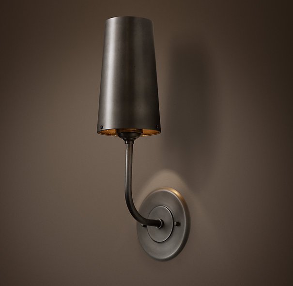 Бра RH Modern Taper Sconce with Metal Shade Бра RH Modern Taper Sconce with Metal Shade в Кирове | Loft Concept