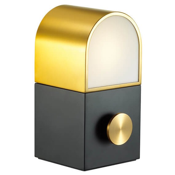 Настольная лампа Light Box Table Lamp Белый Черный Золотой Настольная лампа Light Box Table Lamp Белый Черный Золотой в Кирове | Loft Concept