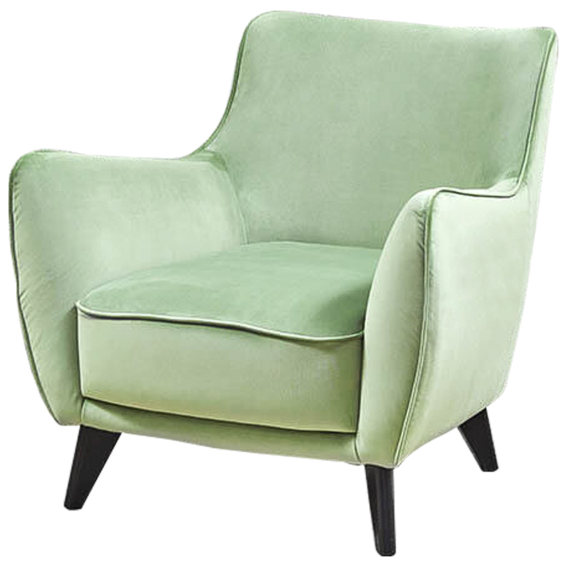 Кресло Mint Softness Chair Зеленый шалфей Черный Кресло Mint Softness Chair Зеленый шалфей Черный в Кирове | Loft Concept