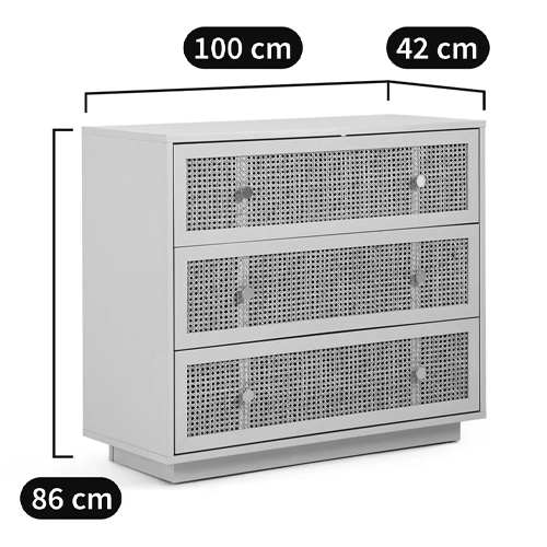 Комод с тремя ящиками Tomio Wicker Furniture Комод с тремя ящиками Tomio Wicker Furniture в Кирове