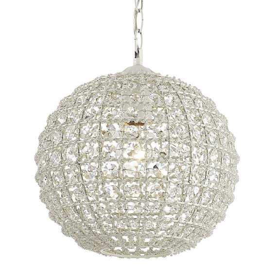 Люстра Casbah Crystal Pendant Globe Прозрачный Белый в Кирове | Loft Concept 