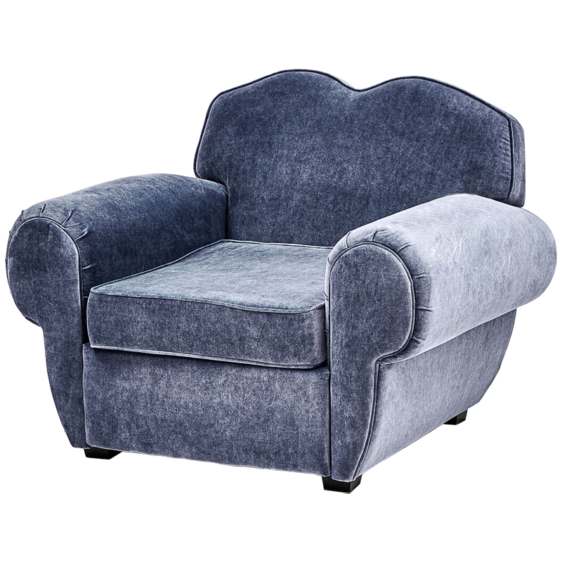 Кресло Braganza Chair Dusty Blueberry Сапфирово-синий Кресло Braganza Chair Dusty Blueberry Сапфирово-синий в Кирове | Loft Concept
