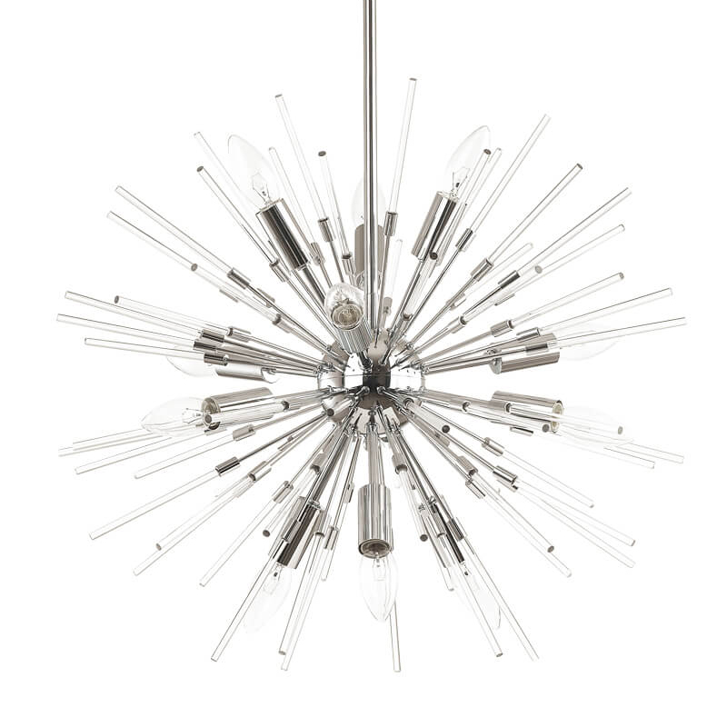 Люстра Welund Sputnik Chandelier chromium Хром Прозрачный Люстра Welund Sputnik Chandelier chromium Хром Прозрачный в Кирове | Loft Concept