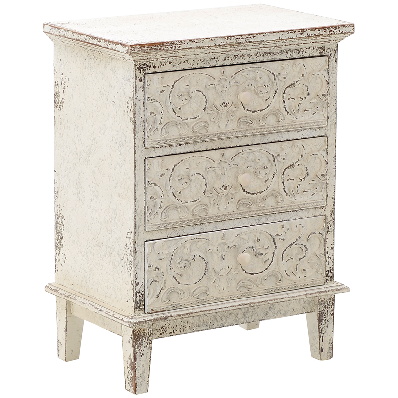 Тумба Senchia Provence Nightstand Молочный Тумба Senchia Provence Nightstand Молочный в Кирове | Loft Concept