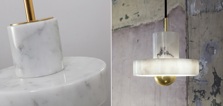 Подвесной светильник Tom Dixon Stone Pendant White Подвесной светильник Tom Dixon Stone Pendant White - Loft-Concept в Кирове