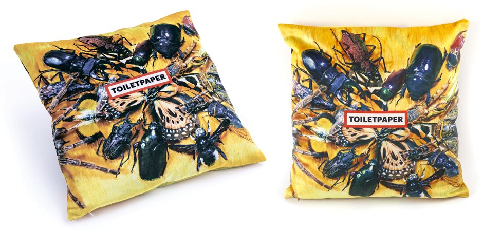 Подушка Seletti Cushion Insects Toiletpaper Подушка Seletti Cushion Insects Toiletpaper - Loft-Concept в Кирове