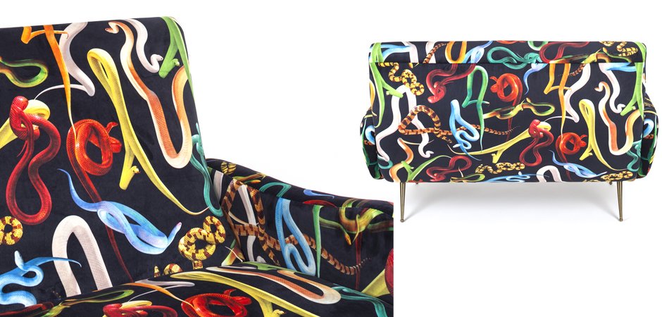Диван Seletti Sofa Two Seater Snakes - Loft-Concept в Кирове