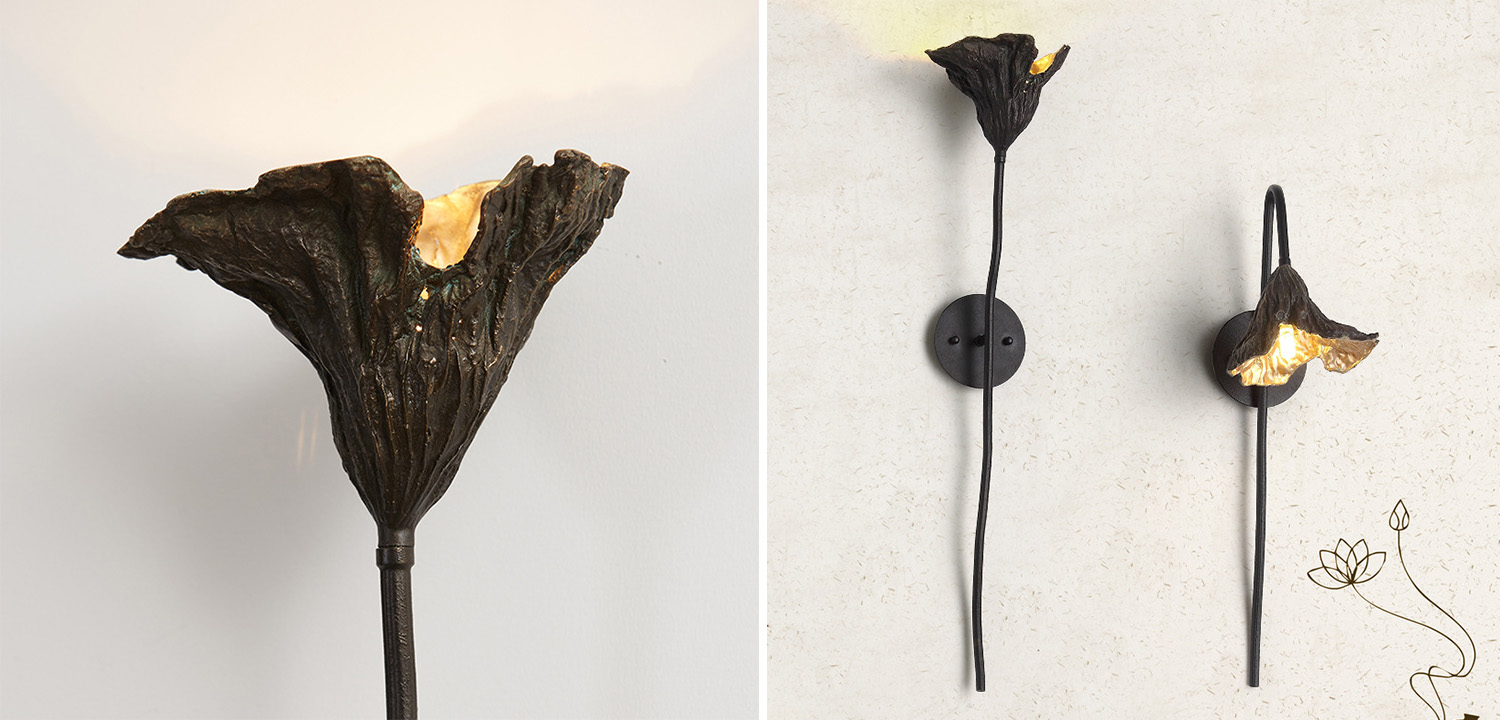 Настенный светильник Увядший Лотос Withering Lotus Lamp II - фото