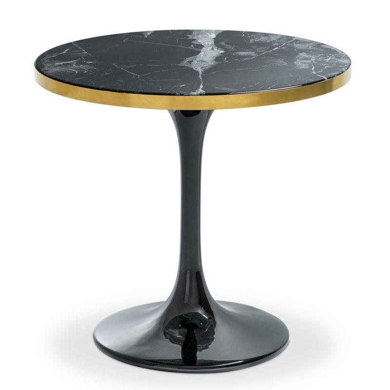 Приставной стол Eichholtz SIDE TABLE PARME Черный Мрамор Nero Приставной стол Eichholtz SIDE TABLE PARME Черный Мрамор Nero в Кирове | Loft Concept
