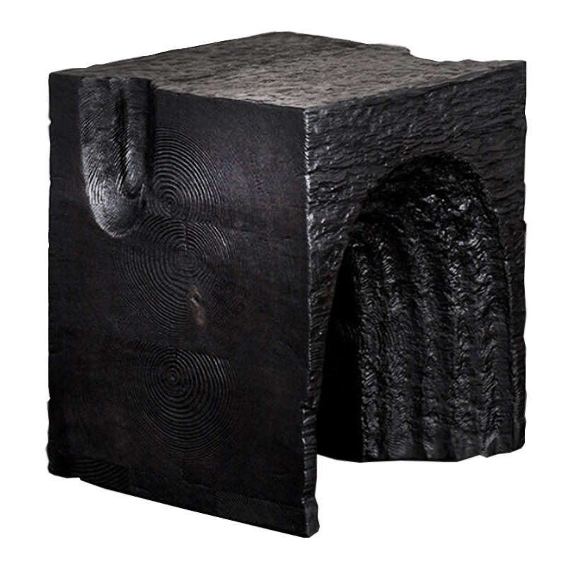 Приставной стол Kelly Wearstler Черный Echo Stool Черный Приставной стол Kelly Wearstler Черный Echo Stool Черный в Кирове | Loft Concept