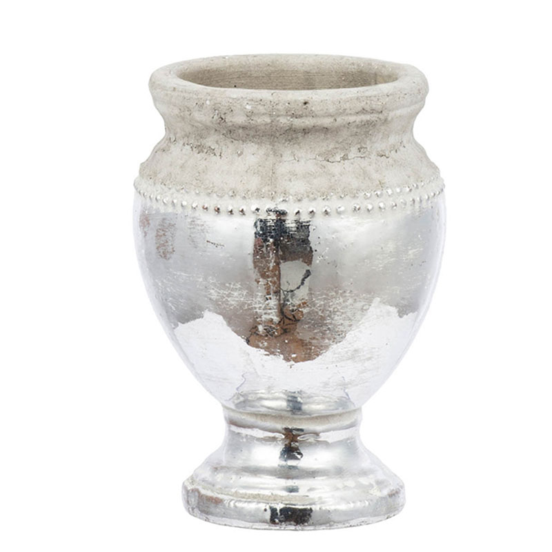 Ваза Vase Argenta Cup silver 23 Серебряный Ваза Vase Argenta Cup silver 23 Серебряный в Кирове | Loft Concept