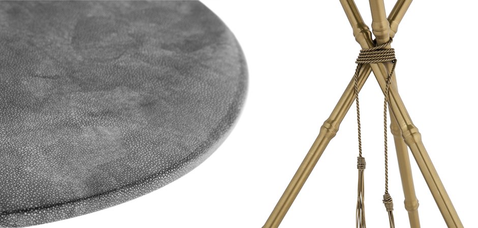 Приставной стол Stingray Skin Triangles Приставной стол Stingray Skin Triangles - Loft-Concept в Кирове