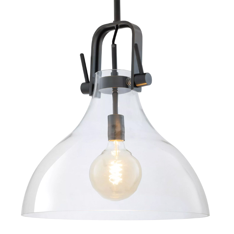 Подвесной светильник Eichholtz Lamp Connery Bronze Темная бронза Прозрачное Стекло Подвесной светильник Eichholtz Lamp Connery Bronze Темная бронза Прозрачное Стекло в Кирове | Loft Concept