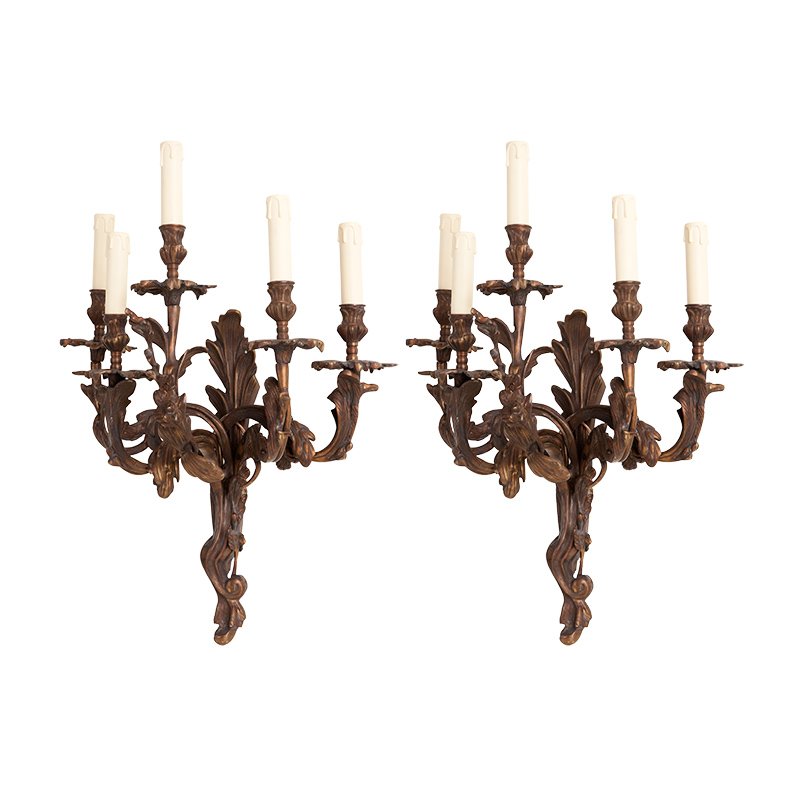 Комплект из 2-х бра Eichholtz Wall Lamp Pompadour Медь Комплект из 2-х бра Eichholtz Wall Lamp Pompadour Медь в Кирове | Loft Concept