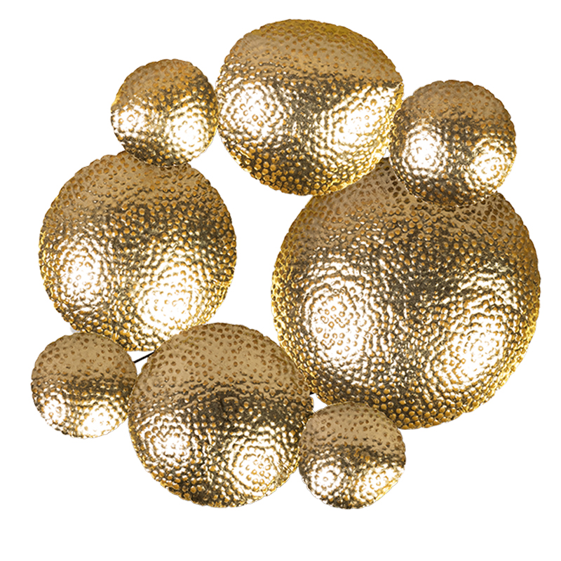 Панно Gold Discs Глянцевое золото Панно Gold Discs Глянцевое золото в Кирове | Loft Concept