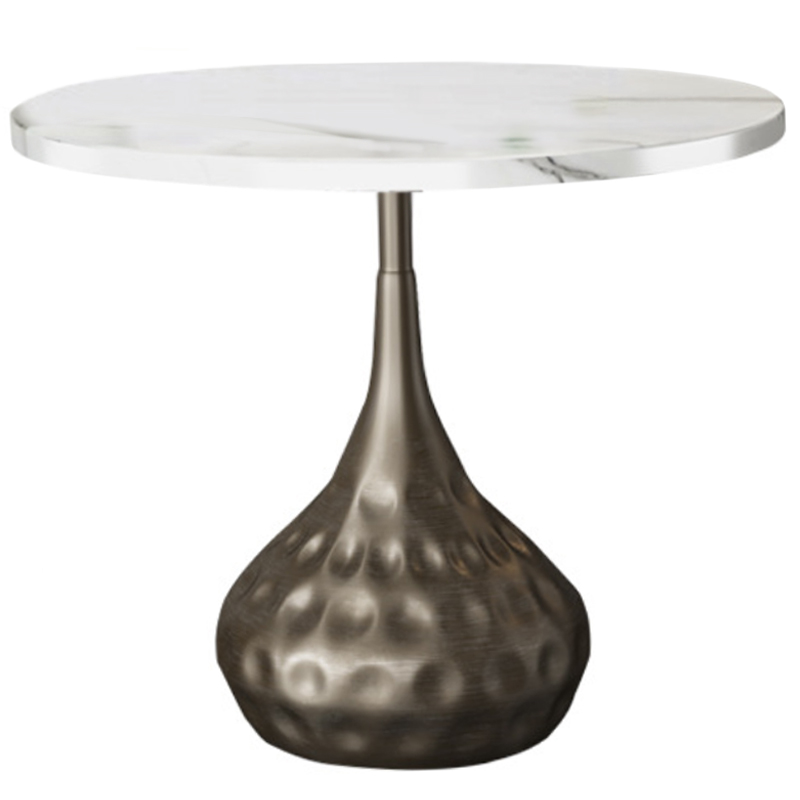Приставной стол Cluster Surface Bronze Side Table Античная Бронза Белый Приставной стол Cluster Surface Bronze Side Table Античная Бронза Белый в Кирове | Loft Concept