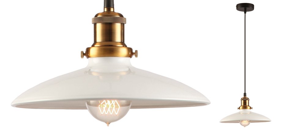 Подвесной светильник Loft Industrial White Bronze Подвесной светильник Loft Industrial White Bronze - Loft-Concept в Кирове