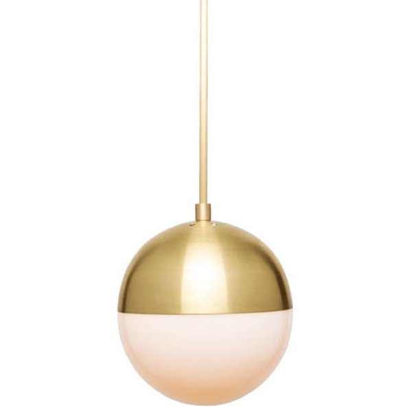 Подвесной светильник Cedar & Moss Pendant Lamp Латунь Прозрачный белый Подвесной светильник Cedar & Moss Pendant Lamp Латунь Прозрачный белый в Кирове | Loft Concept