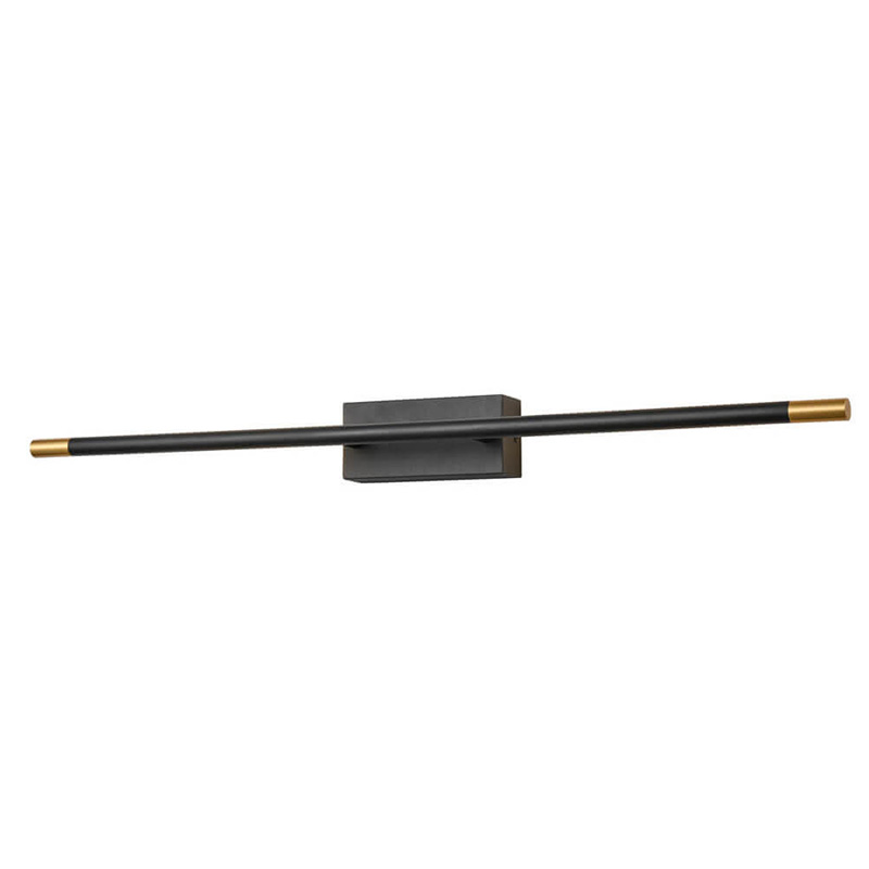 Бра Drawing Line Gold Black Rectangular Base Золотой Черный Бра Drawing Line Gold Black Rectangular Base Золотой Черный в Кирове | Loft Concept