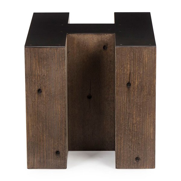 Столик Wooden Alphabet H Side Table Графит Коричневый Столик Wooden Alphabet H Side Table Графит Коричневый в Кирове | Loft Concept