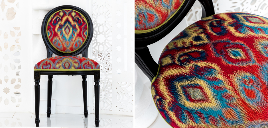 Стул Ikat Pattern Черный Стул Ikat Pattern Черный - Loft-Concept в Кирове