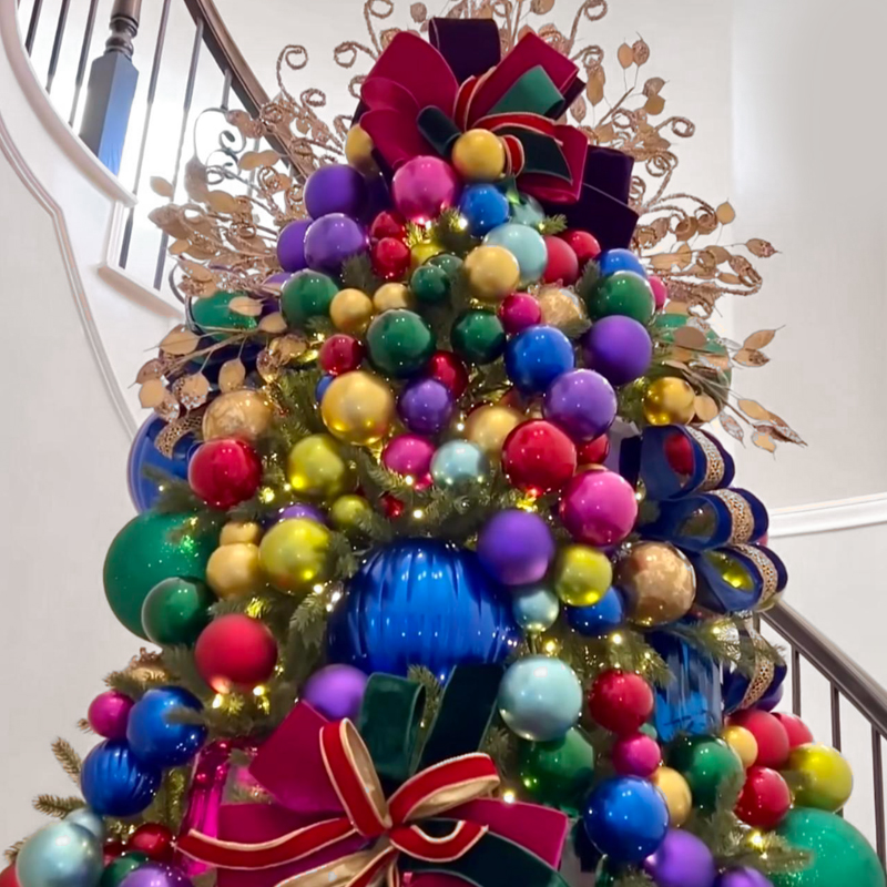 Дизайнерская Елка с Разноцветными шарами Christmas tree colorful balls Мульти Дизайнерская Елка с Разноцветными шарами Christmas tree colorful balls Мульти в Кирове | Loft Concept