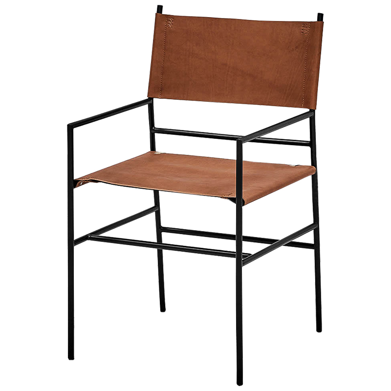 Стул Ultan Loft Stool Черный Коричневый Стул Ultan Loft Stool Черный Коричневый в Кирове | Loft Concept