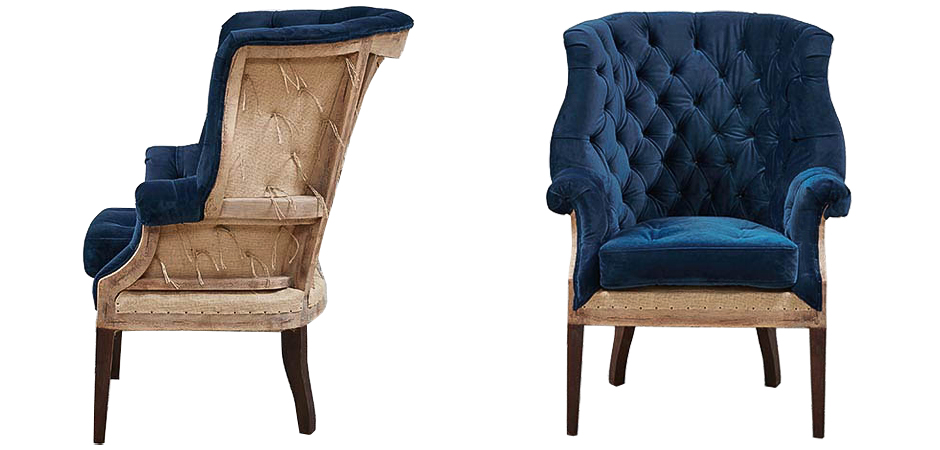 Кресло Gamilton Armchair Blue Кресло Gamilton Armchair Blue - Loft-Concept в Кирове