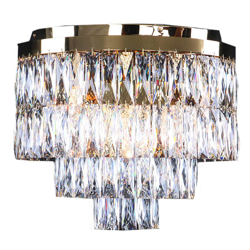 Потолочная люстра Crystal Regena Gold Chandelier Глянцевое золото Прозрачный (Transparent) Потолочная люстра Crystal Regena Gold Chandelier Глянцевое золото Прозрачный (Transparent) в Кирове | Loft Concept