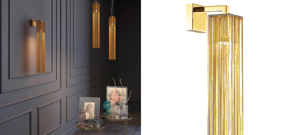 Бра Atlantis Chain Gold One Sconces Бра Atlantis Chain Gold One Sconces - Loft-Concept в Кирове