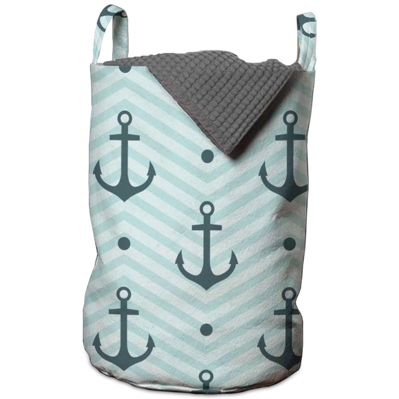Корзина Anchors Basket Светло-голубой Бирюзовый Корзина Anchors Basket Светло-голубой Бирюзовый в Кирове | Loft Concept