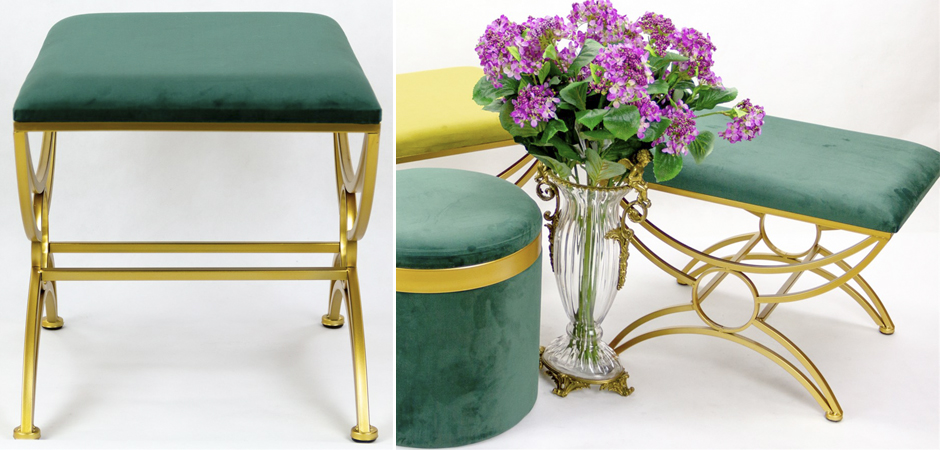 Пуф Art Deco Shapes Emerald Пуф Art Deco Shapes Emerald - Loft-Concept в Кирове