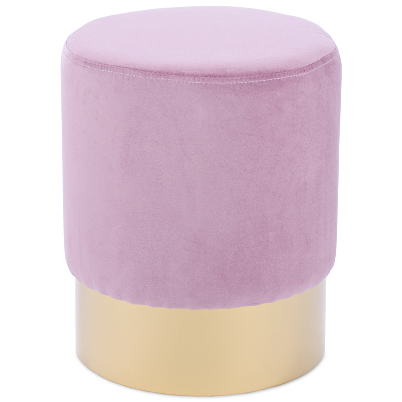 Пуф Una Puff pink Розовый Золотой Пуф Una Puff pink Розовый Золотой в Кирове | Loft Concept
