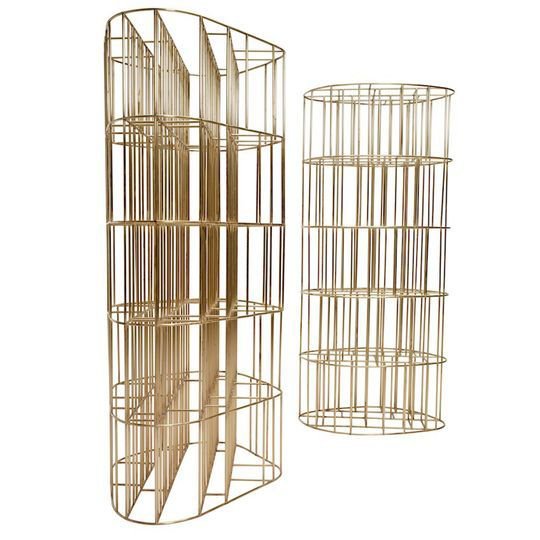 Стеллаж CECCOTTI Bibliotheque Golden Сage Золотой Стеллаж CECCOTTI Bibliotheque Golden Сage Золотой в Кирове | Loft Concept