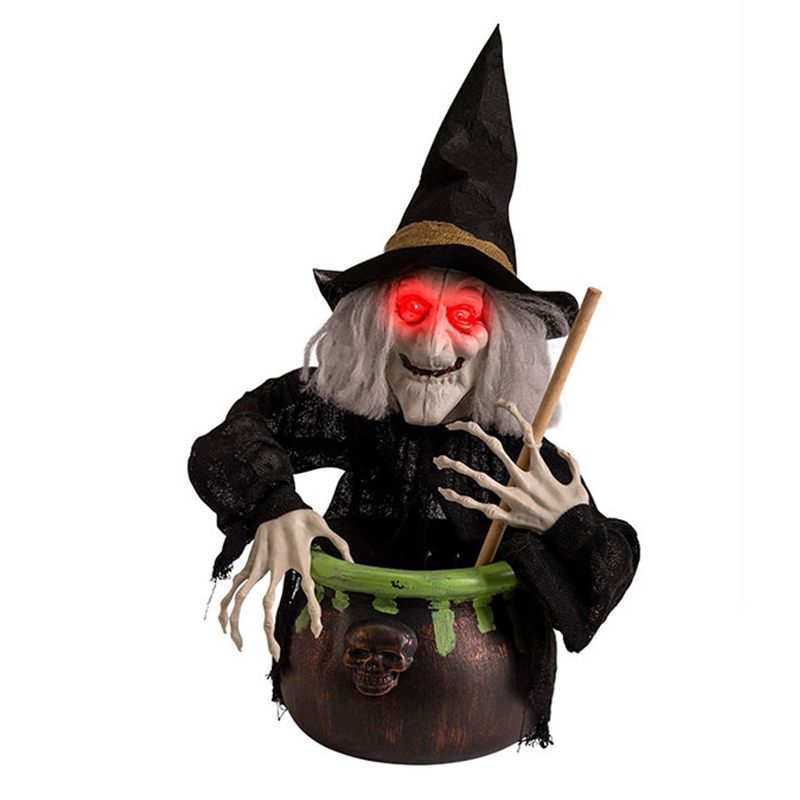 Статуэтка HALLOWEEN Witch and Cauldron Серый (Gray) Черный Зеленый Статуэтка HALLOWEEN Witch and Cauldron Серый (Gray) Черный Зеленый в Кирове | Loft Concept