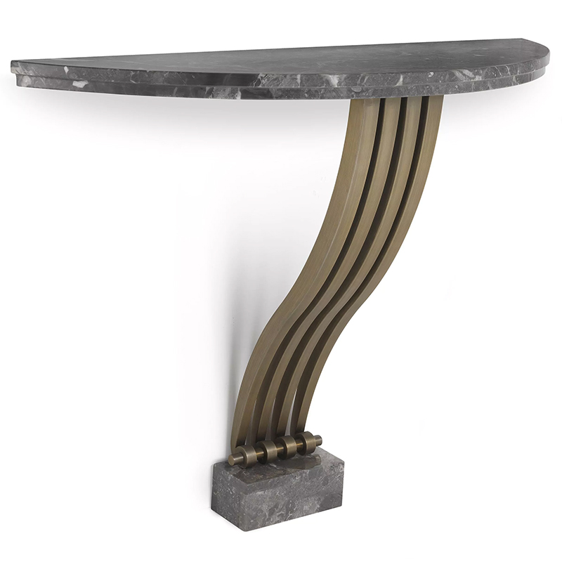 Консоль Eichholtz Console Table Renaissance Brass Серый Латунь Консоль Eichholtz Console Table Renaissance Brass Серый Латунь в Кирове | Loft Concept