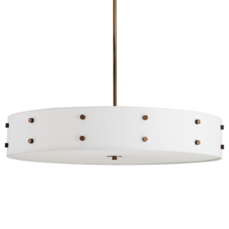 Люстра Arteriors HOCKLEE CHANDELIER Коричневый Белый Люстра Arteriors HOCKLEE CHANDELIER Коричневый Белый в Кирове | Loft Concept