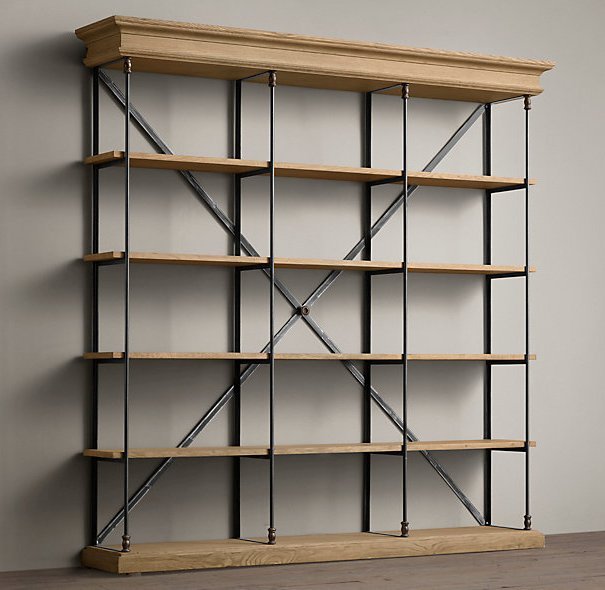 Стеллаж Old Oak Triple Белый дуб Стеллаж Old Oak Triple Белый дуб в Кирове | Loft Concept