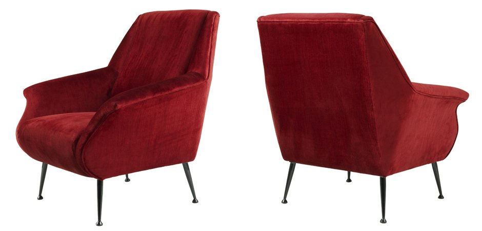 Кресло Eichholtz Chair Trezzo Red Кресло Eichholtz Chair Trezzo Red - Loft-Concept в Кирове