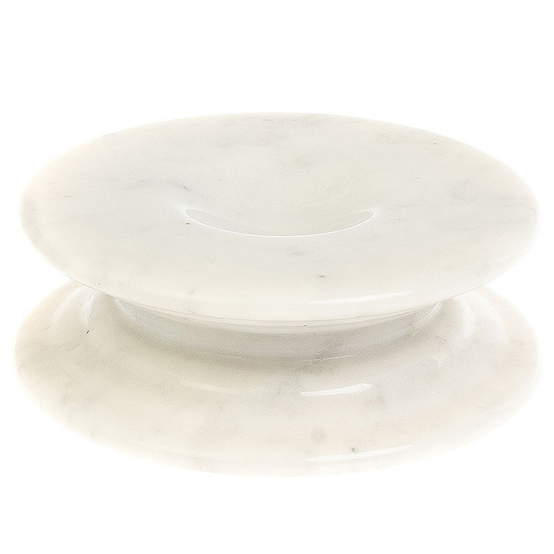 Подставка под шар из натурального камня Мрамор Белый Natural Stone Sphere Stands Белый Мрамор Bianco в Кирове | Loft Concept 