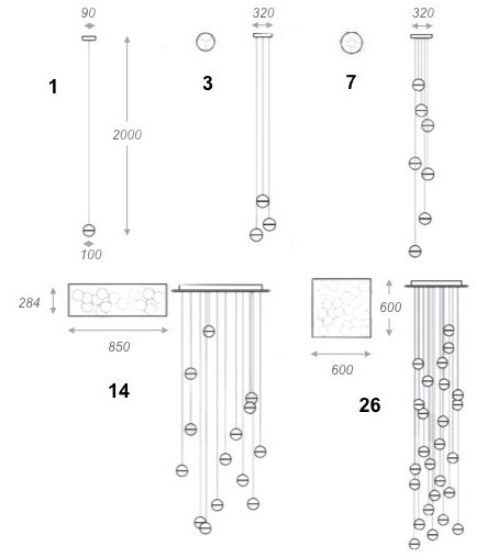 Bocci Led Crystal Glass Ball 1 в Кирове
