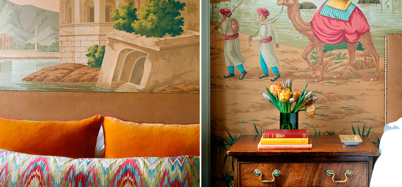 Обои ручная роспись Early Views of India  on scenic paper - фото