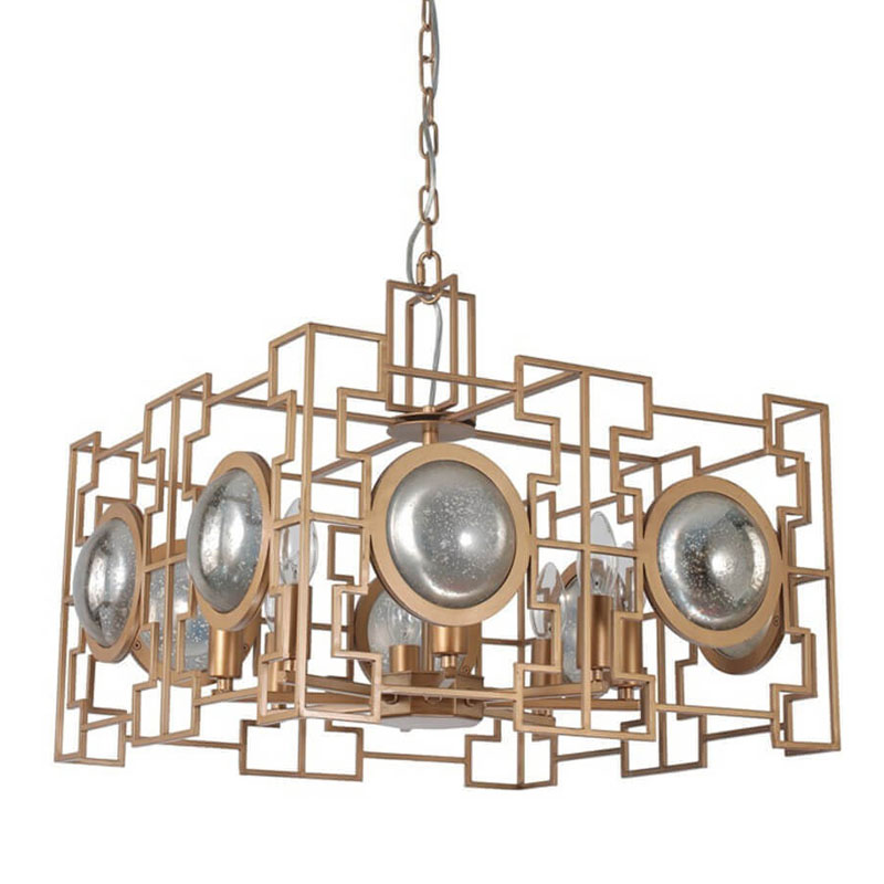 Люстра Ulisses Chandelier Золотой Люстра Ulisses Chandelier Золотой в Кирове | Loft Concept