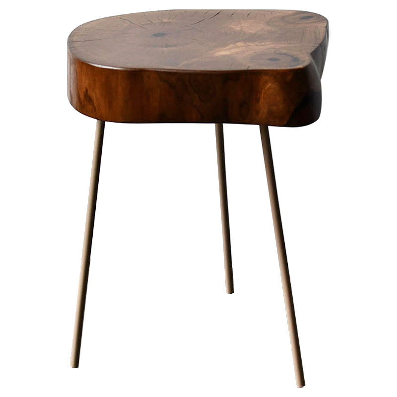 Приставной стол Povey Industrial Metal Rust Side Table Коричневый Бежевый Приставной стол Povey Industrial Metal Rust Side Table Коричневый Бежевый в Кирове | Loft Concept