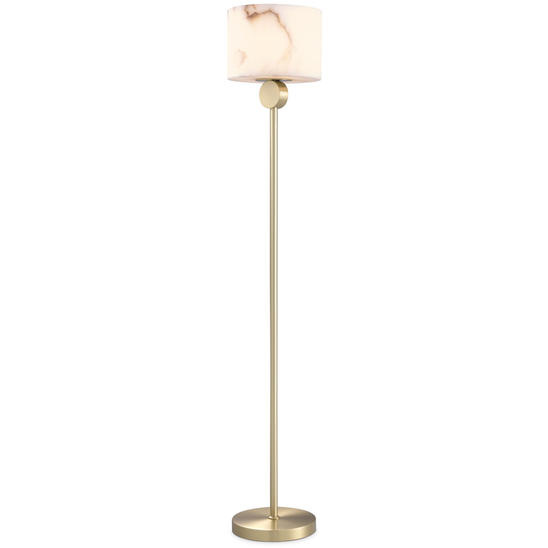 Торшер Eichholtz Floor Lamp Etruscan Brass Латунь Белый Торшер Eichholtz Floor Lamp Etruscan Brass Латунь Белый в Кирове | Loft Concept